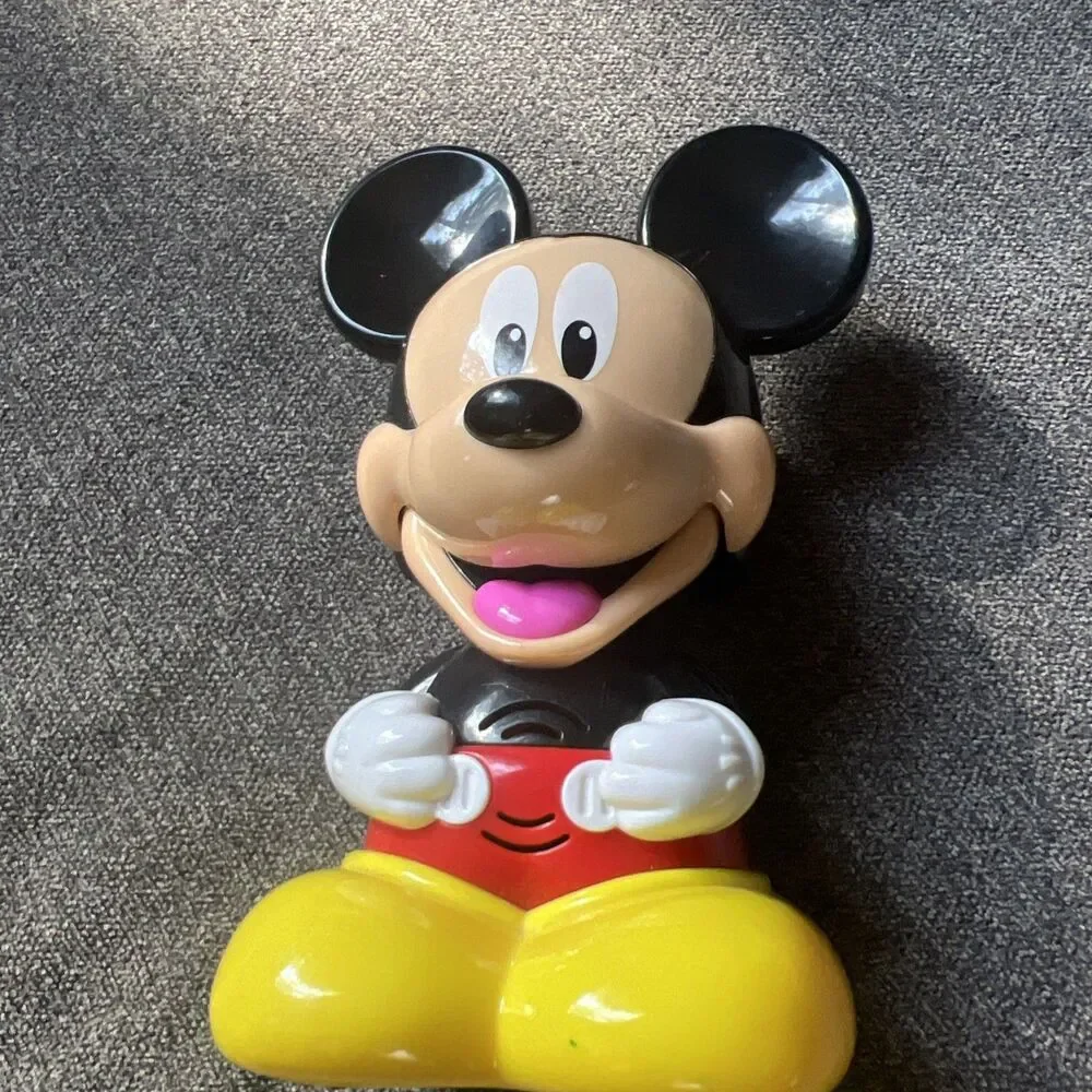 Vintage Hap-P-Kid Mickey Mouse Talking Flashlight Works‎